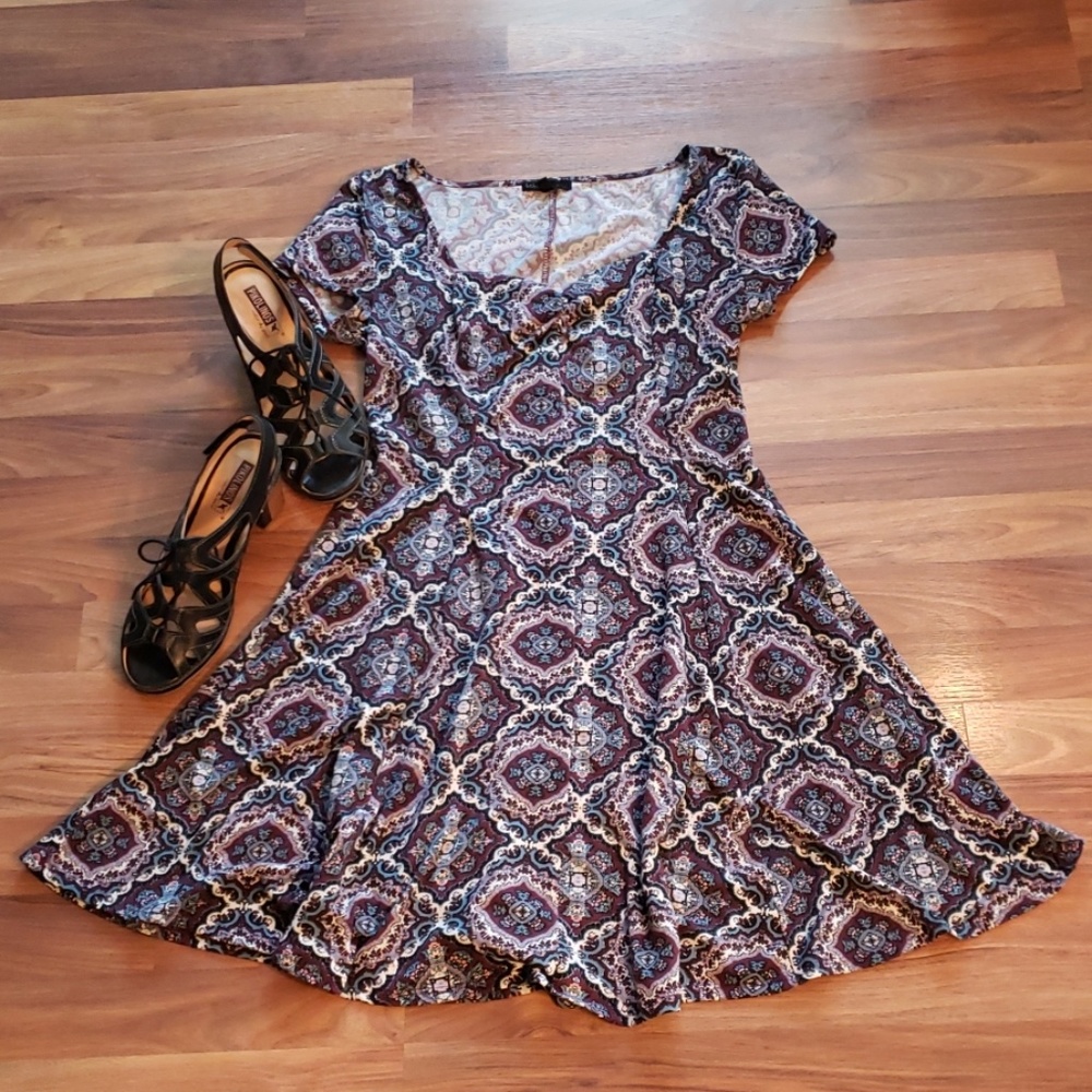 Knit A-Line Dress